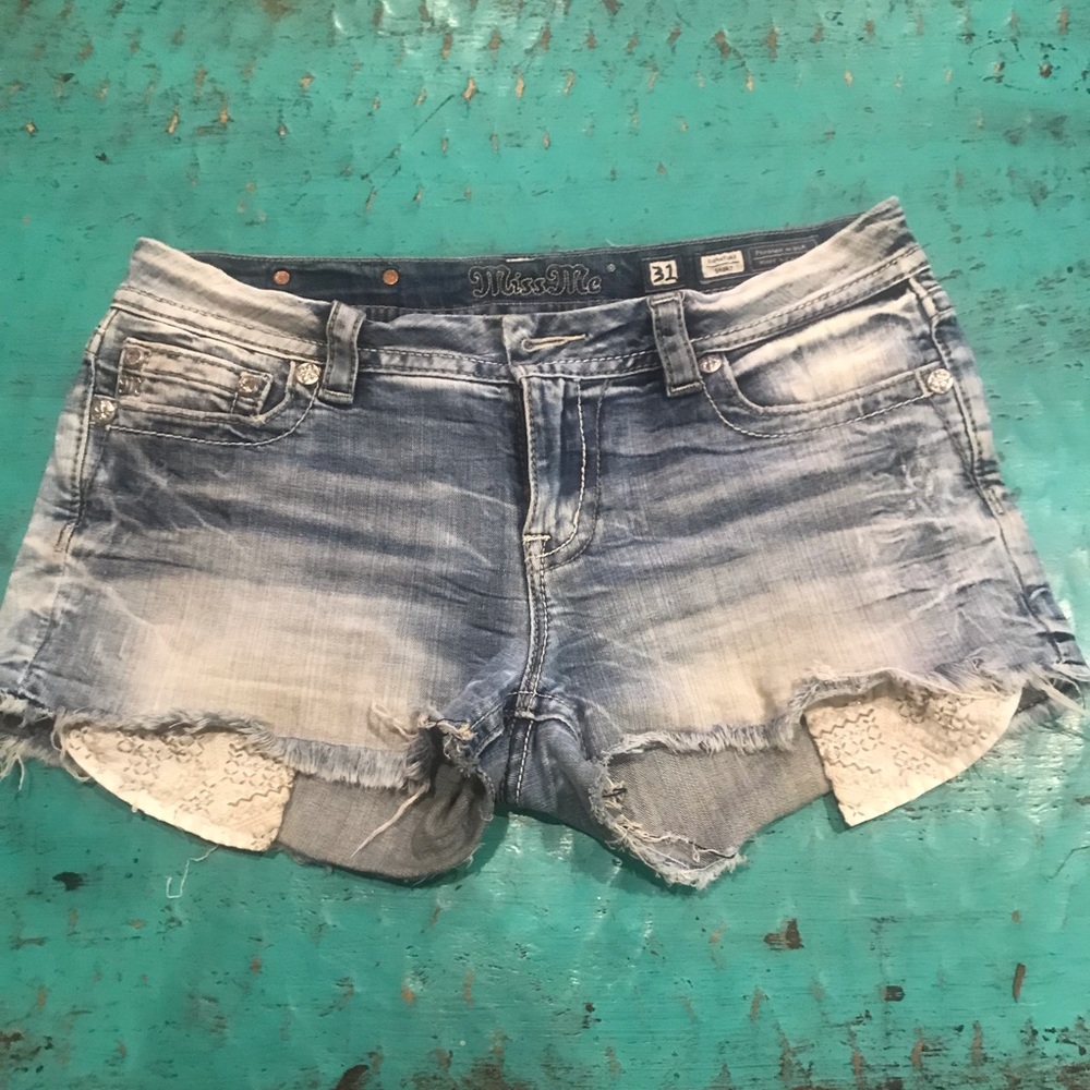 Miss Me cut off jean shorts